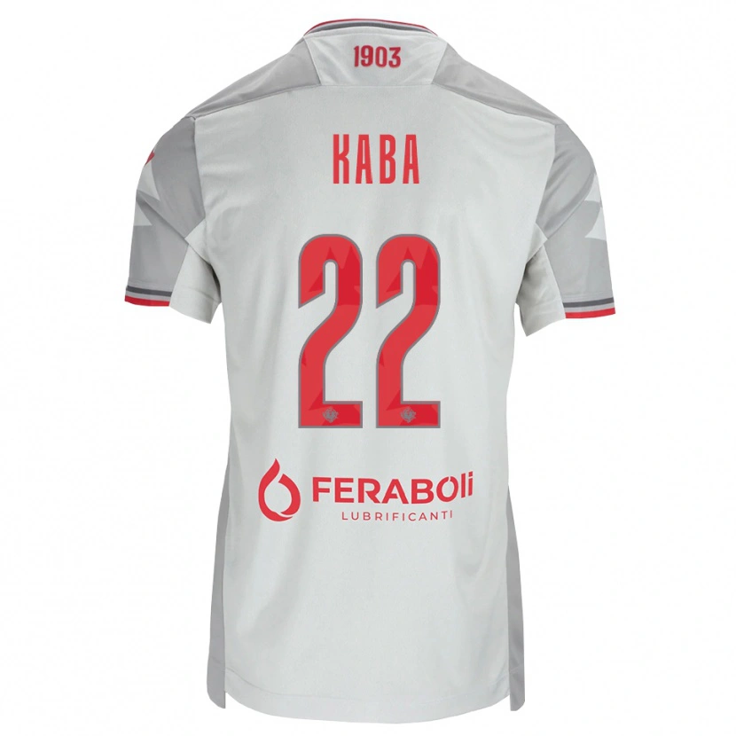 Danxen Dames Karamoko Kaba #22 Grijs Wit Rood Uitshirt Uittenue 2026/27 T-Shirt
