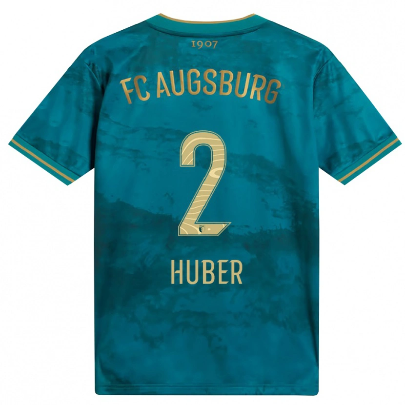 Danxen Dames Fynn Huber #2 Groen Bruin Uitshirt Uittenue 2026/27 T-Shirt