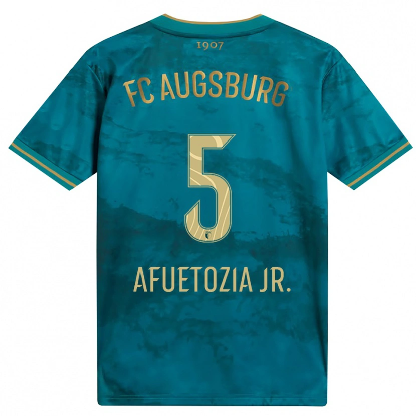 Danxen Dames Junior Atemkeng #5 Groen Bruin Uitshirt Uittenue 2026/27 T-Shirt