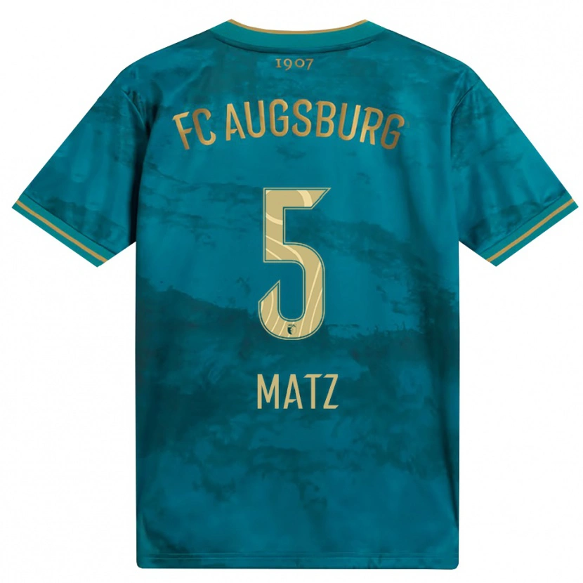 Danxen Dames Maximilian Matz #5 Groen Bruin Uitshirt Uittenue 2026/27 T-Shirt