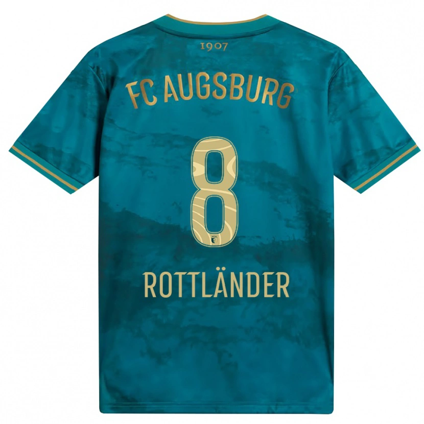 Danxen Dames Amelie Rottländer #8 Groen Bruin Uitshirt Uittenue 2026/27 T-Shirt
