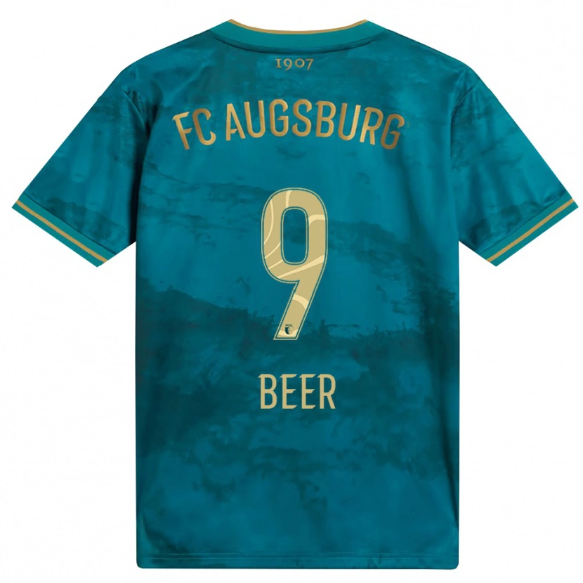 Danxen Dames Eliah Beer #9 Groen Bruin Uitshirt Uittenue 2026/27 T-Shirt