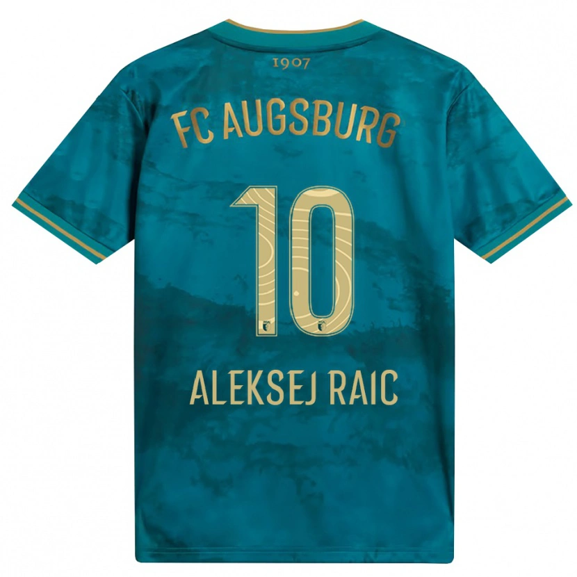 Danxen Dames Neven Aleksej Raic #10 Groen Bruin Uitshirt Uittenue 2026/27 T-Shirt