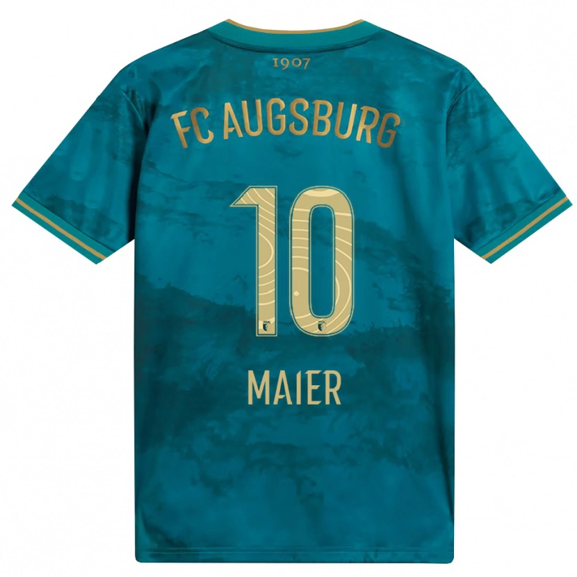 Danxen Dames Arne Maier #10 Groen Bruin Uitshirt Uittenue 2026/27 T-Shirt