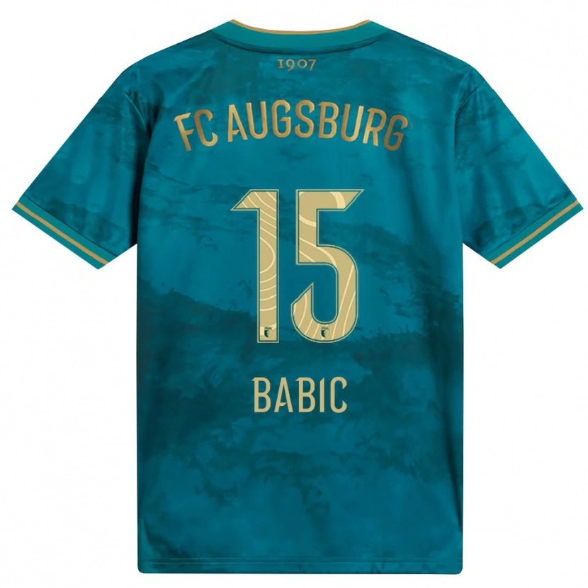 Danxen Dames David Babic #15 Groen Bruin Uitshirt Uittenue 2026/27 T-Shirt