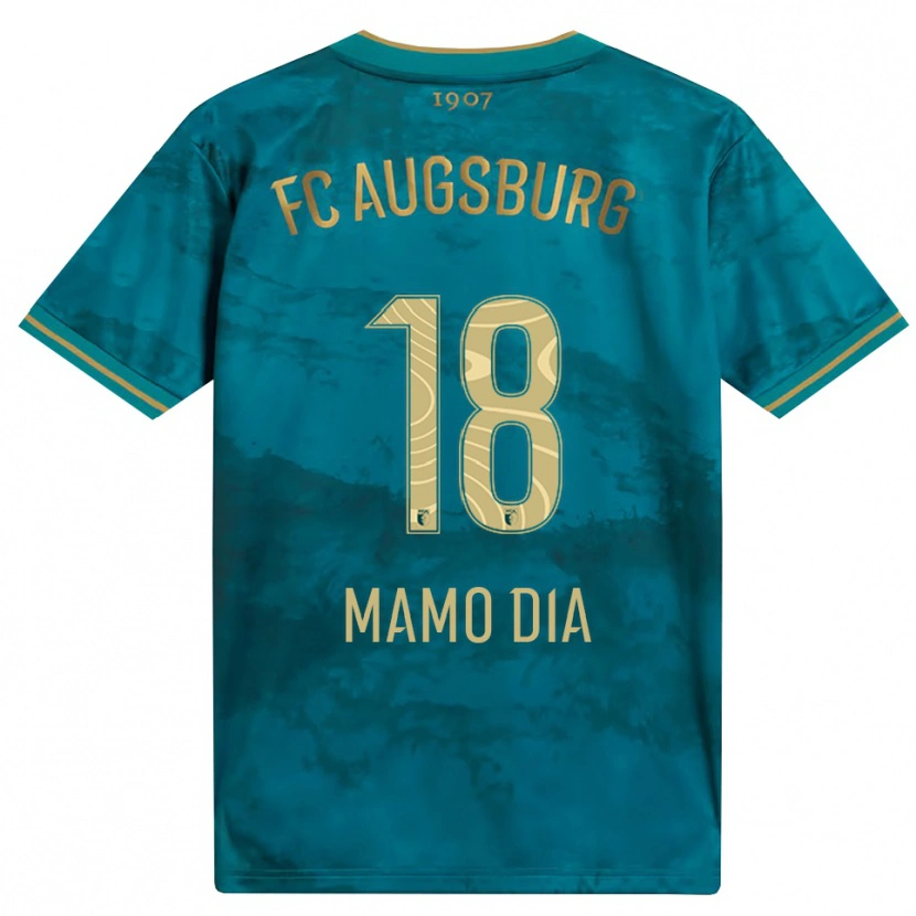 Danxen Dames Amadou Mamo Dia #18 Groen Bruin Uitshirt Uittenue 2026/27 T-Shirt