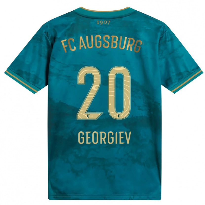 Danxen Dames Bojan Georgiev #20 Groen Bruin Uitshirt Uittenue 2026/27 T-Shirt