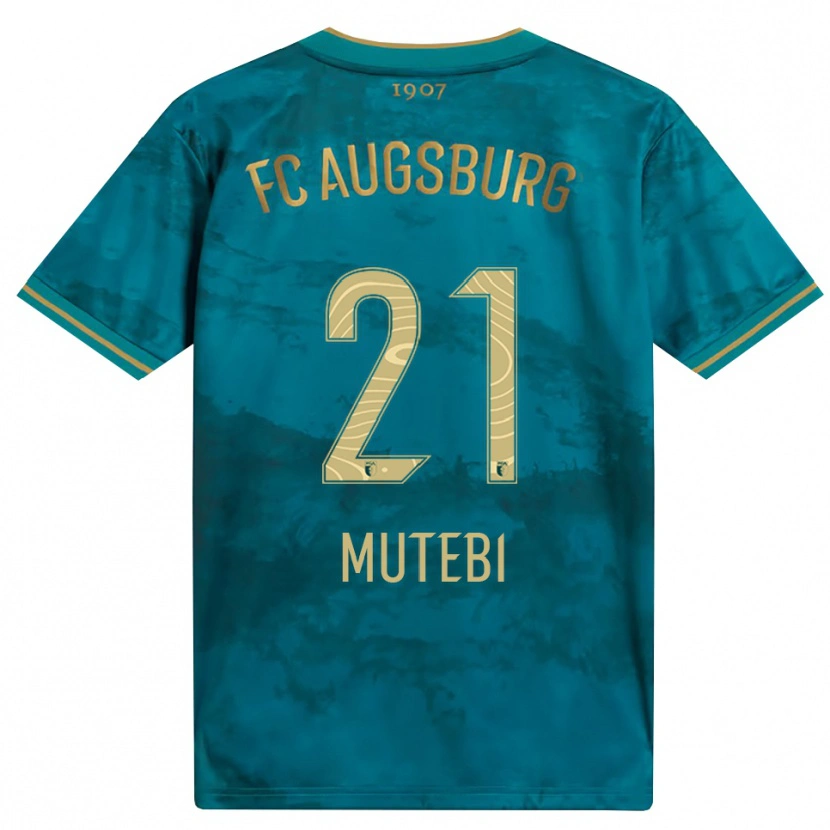 Danxen Dames Ikhlas Mutebi #21 Groen Bruin Uitshirt Uittenue 2026/27 T-Shirt