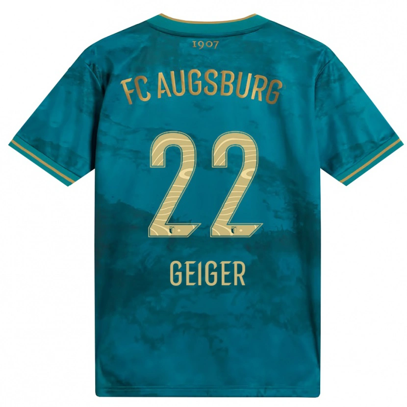 Danxen Dames Maximilian Geiger #22 Groen Bruin Uitshirt Uittenue 2026/27 T-Shirt