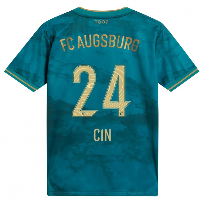 Danxen Dames Muhammed Cin #24 Groen Bruin Uitshirt Uittenue 2026/27 T-Shirt