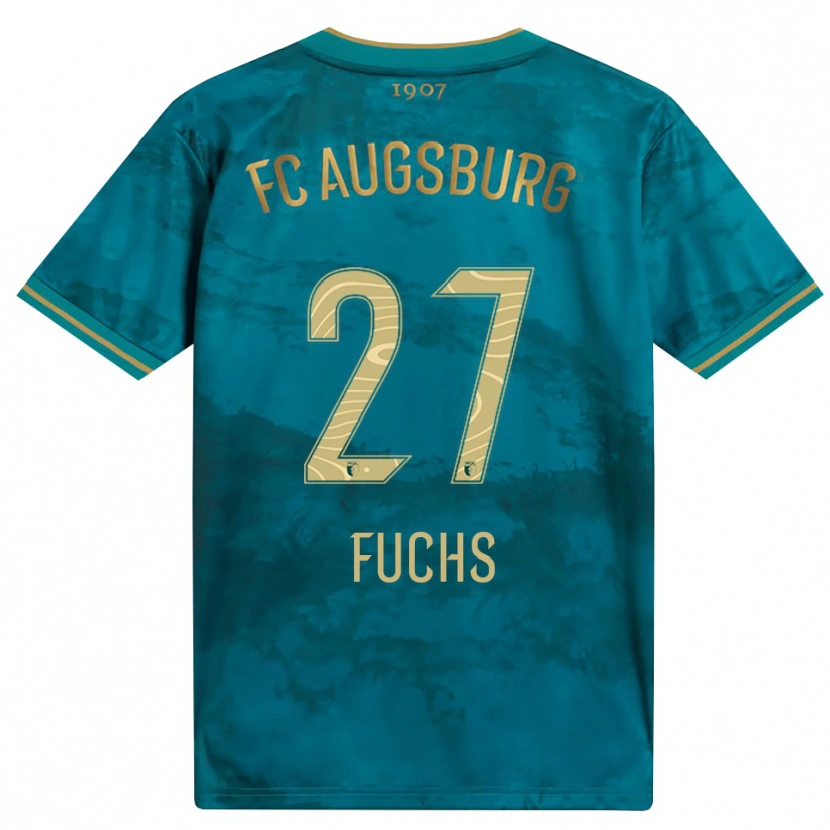 Danxen Dames Nina Fuchs #27 Groen Bruin Uitshirt Uittenue 2026/27 T-Shirt