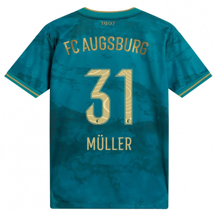 Danxen Dames Noah Müller #31 Groen Bruin Uitshirt Uittenue 2026/27 T-Shirt