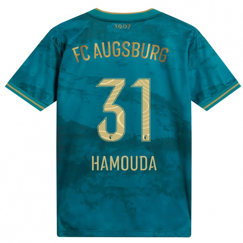 Danxen Dames Hania Hamouda #31 Groen Bruin Uitshirt Uittenue 2026/27 T-Shirt