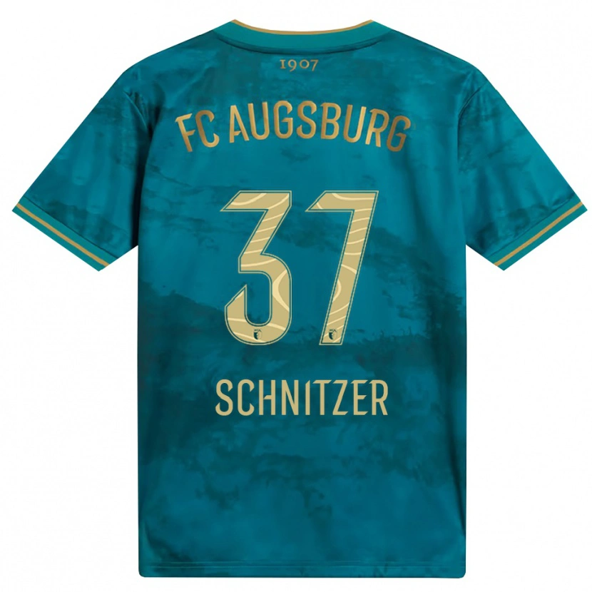 Danxen Dames Tim Schnitzer #37 Groen Bruin Uitshirt Uittenue 2026/27 T-Shirt