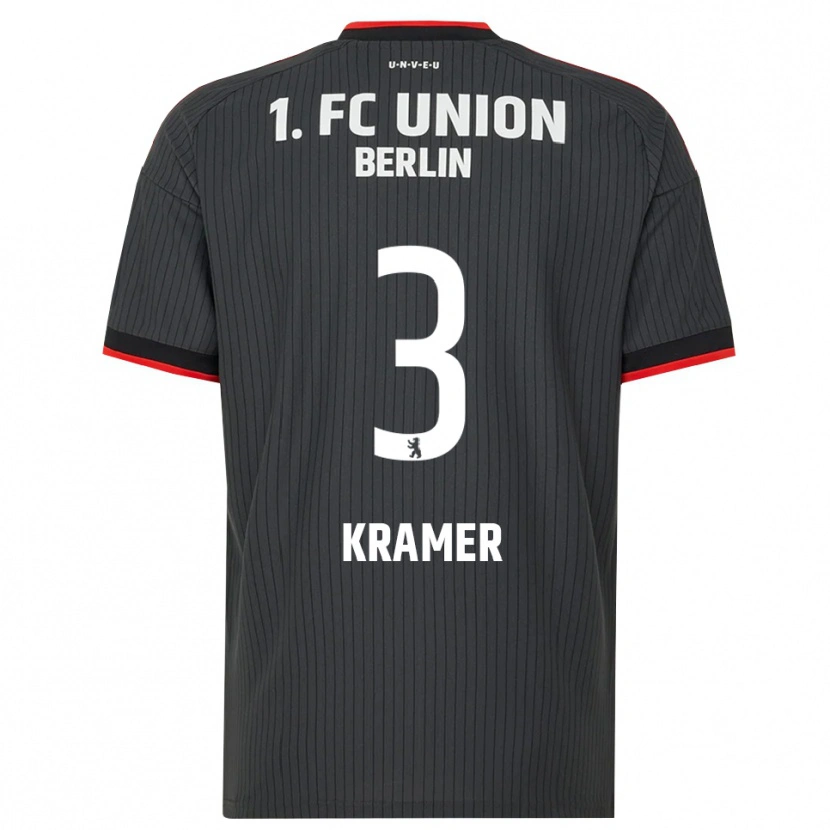 Danxen Dames Carlos Kramer #3 Zwart Wit Rood Uitshirt Uittenue 2026/27 T-Shirt