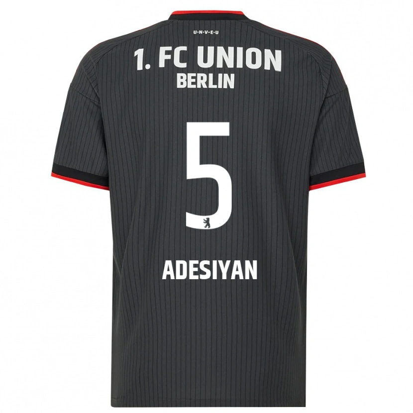 Danxen Dames Olufemi Adesiyan #5 Zwart Wit Rood Uitshirt Uittenue 2026/27 T-Shirt