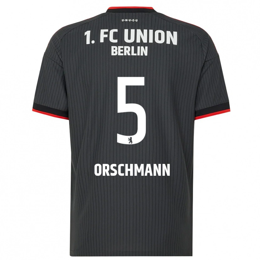 Danxen Dames Katja Orschmann #5 Zwart Wit Rood Uitshirt Uittenue 2026/27 T-Shirt