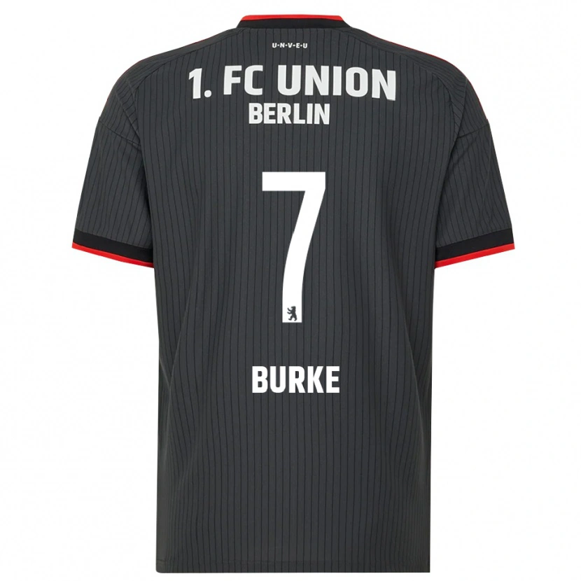 Danxen Dames Oliver Burke #7 Zwart Wit Rood Uitshirt Uittenue 2026/27 T-Shirt