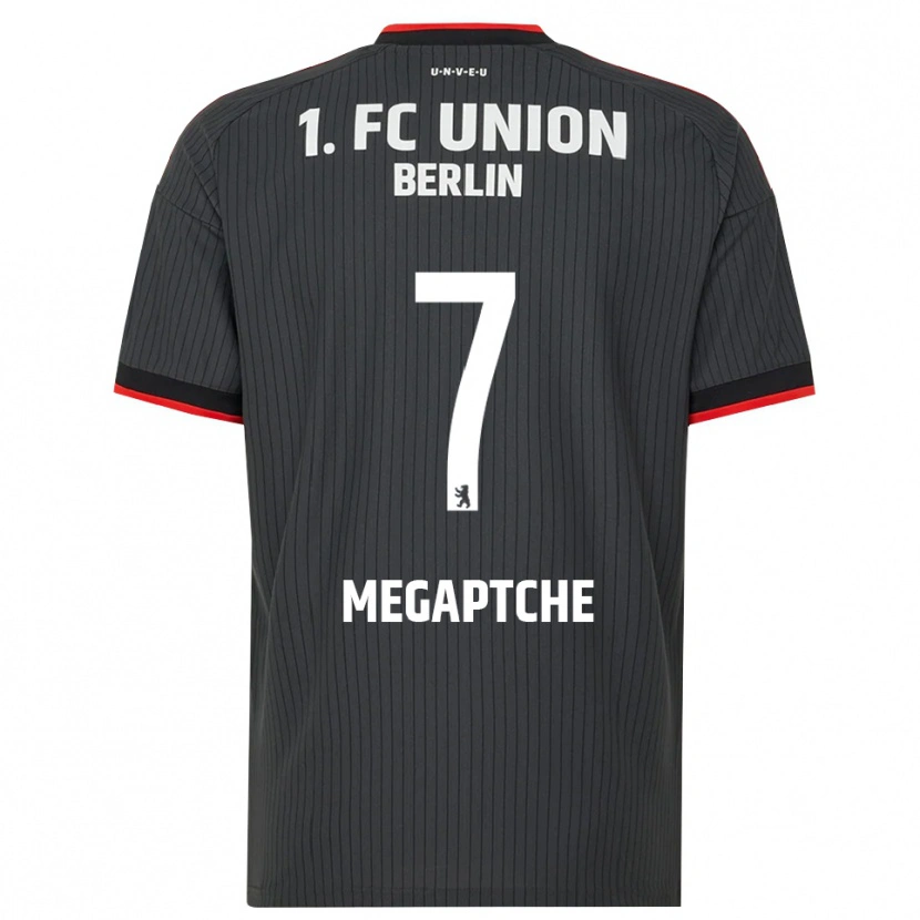 Danxen Dames Yann Megaptche #7 Zwart Wit Rood Uitshirt Uittenue 2026/27 T-Shirt