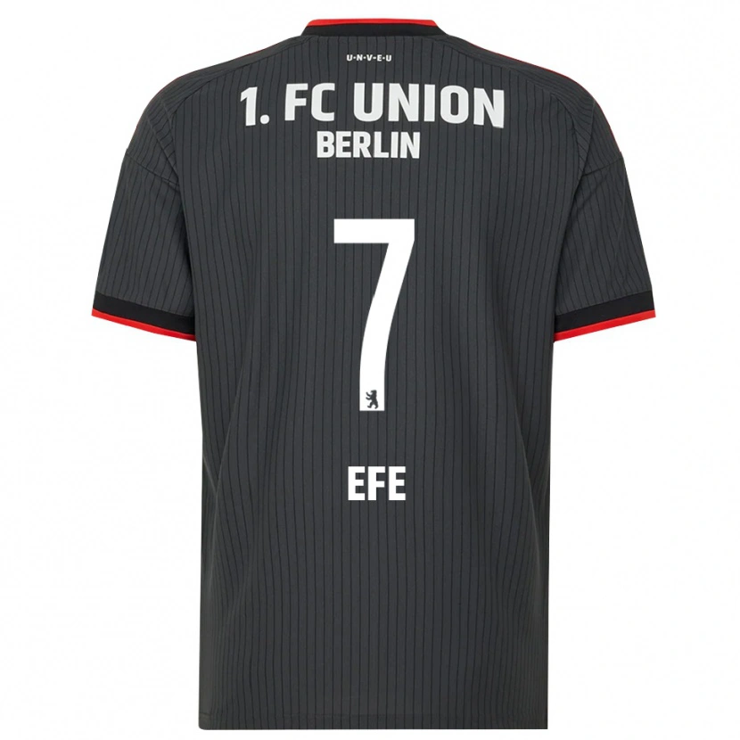 Danxen Dames Baran Efe #7 Zwart Wit Rood Uitshirt Uittenue 2026/27 T-Shirt