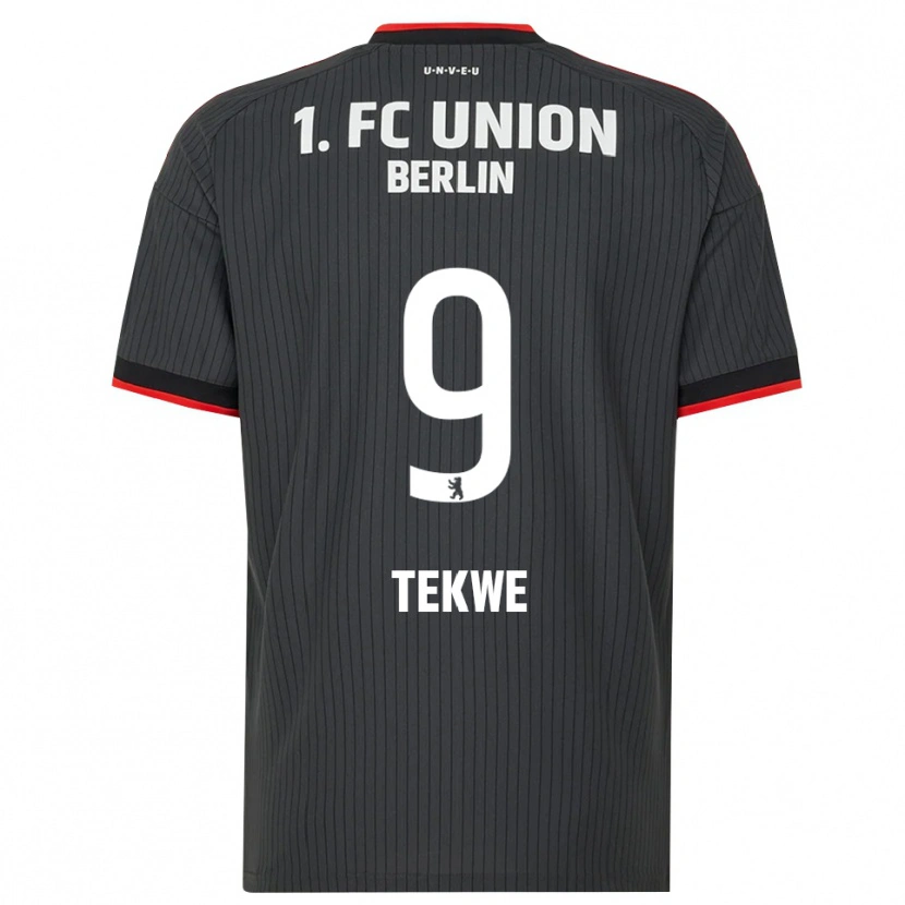 Danxen Dames Harry Tekwe #9 Zwart Wit Rood Uitshirt Uittenue 2026/27 T-Shirt