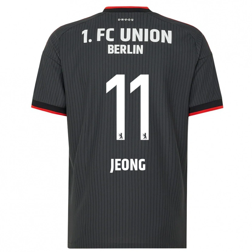 Danxen Dames Woo-Yeong Jeong #11 Zwart Wit Rood Uitshirt Uittenue 2026/27 T-Shirt