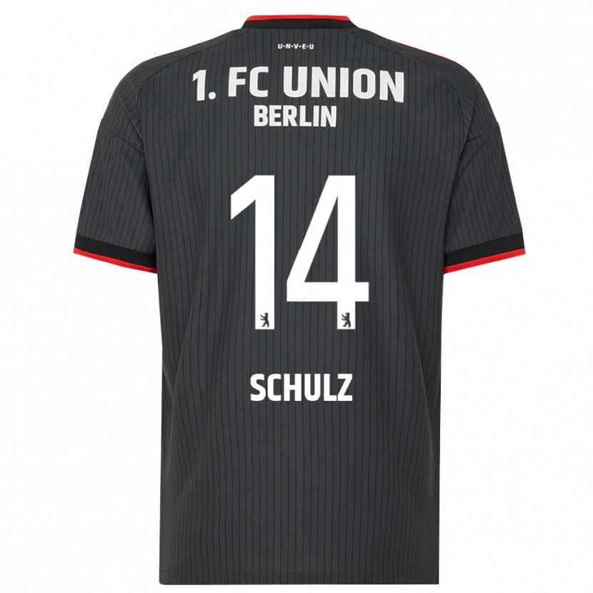 Danxen Dames Ginger Schulz #14 Zwart Wit Rood Uitshirt Uittenue 2026/27 T-Shirt