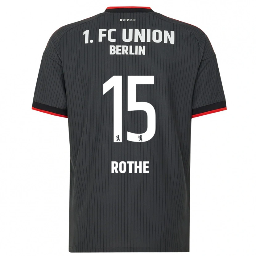 Danxen Dames Tom Rothe #15 Zwart Wit Rood Uitshirt Uittenue 2026/27 T-Shirt