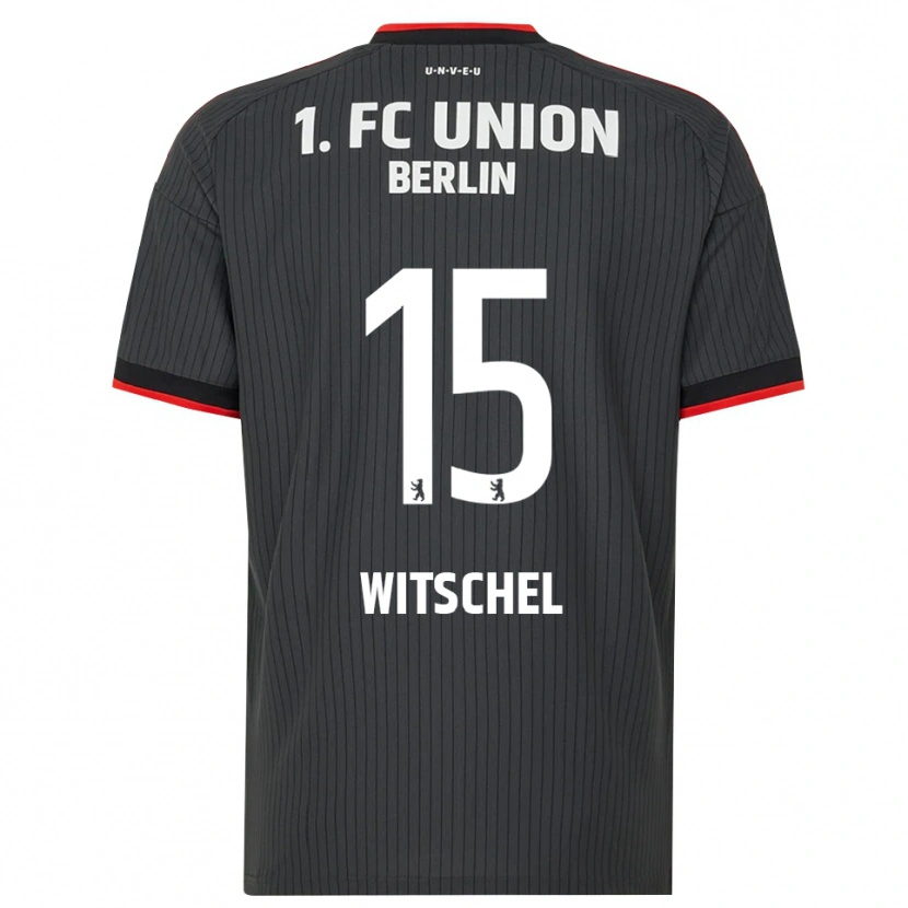 Danxen Dames Maxim Witschel #15 Zwart Wit Rood Uitshirt Uittenue 2026/27 T-Shirt