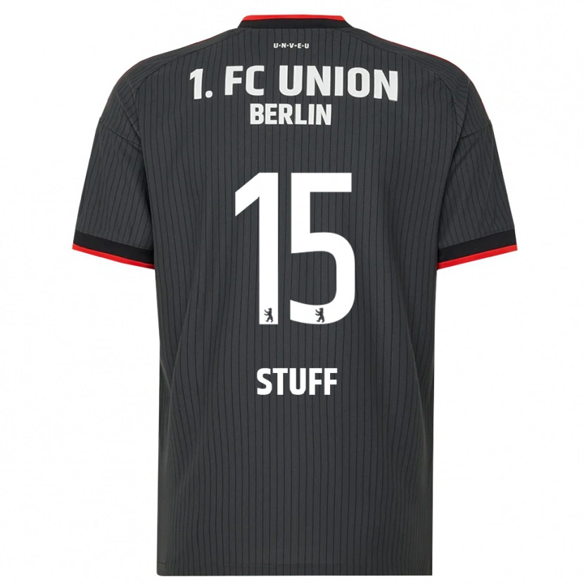 Danxen Dames Tim Stuff #15 Zwart Wit Rood Uitshirt Uittenue 2026/27 T-Shirt