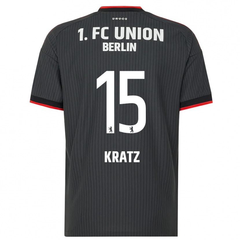Danxen Dames Hannah Kratz #15 Zwart Wit Rood Uitshirt Uittenue 2026/27 T-Shirt