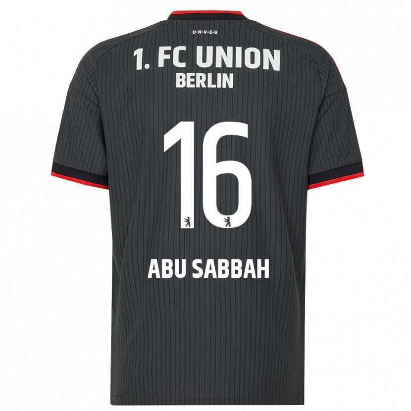 Danxen Dames Sarah Abu Sabbah #16 Zwart Wit Rood Uitshirt Uittenue 2026/27 T-Shirt