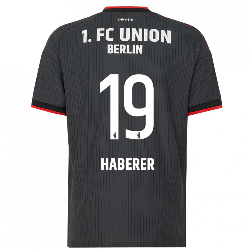 Danxen Dames Janik Haberer #19 Zwart Wit Rood Uitshirt Uittenue 2026/27 T-Shirt