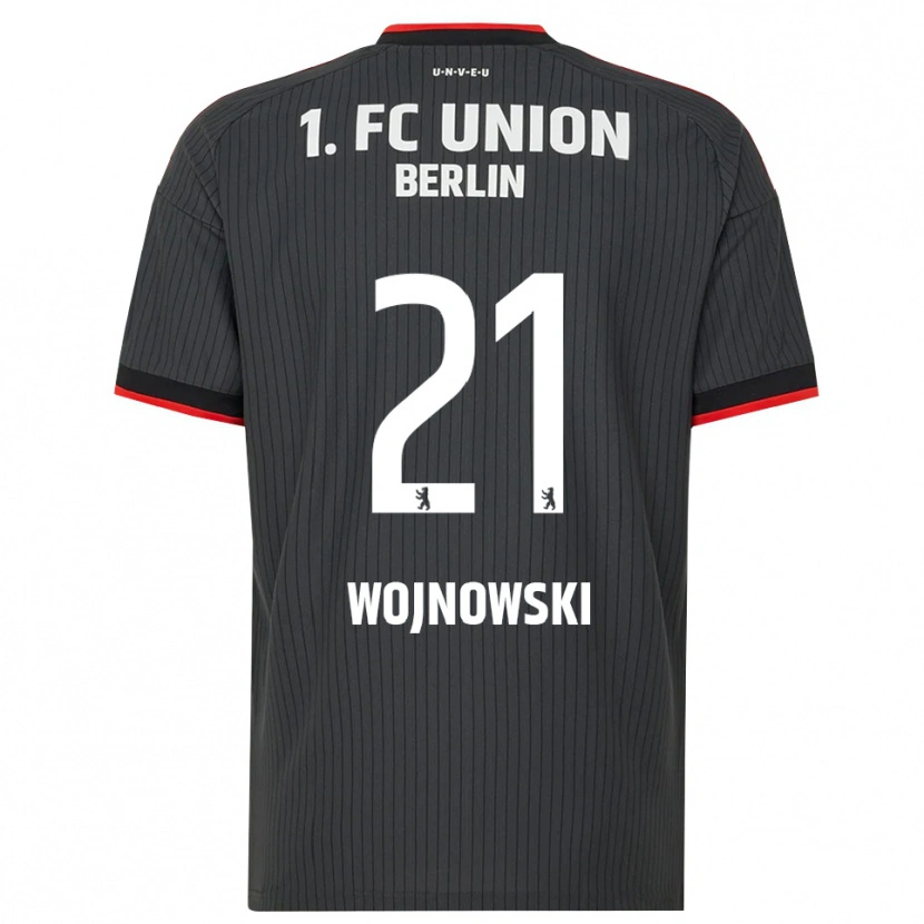 Danxen Dames Wiktorian Wojnowski #21 Zwart Wit Rood Uitshirt Uittenue 2026/27 T-Shirt