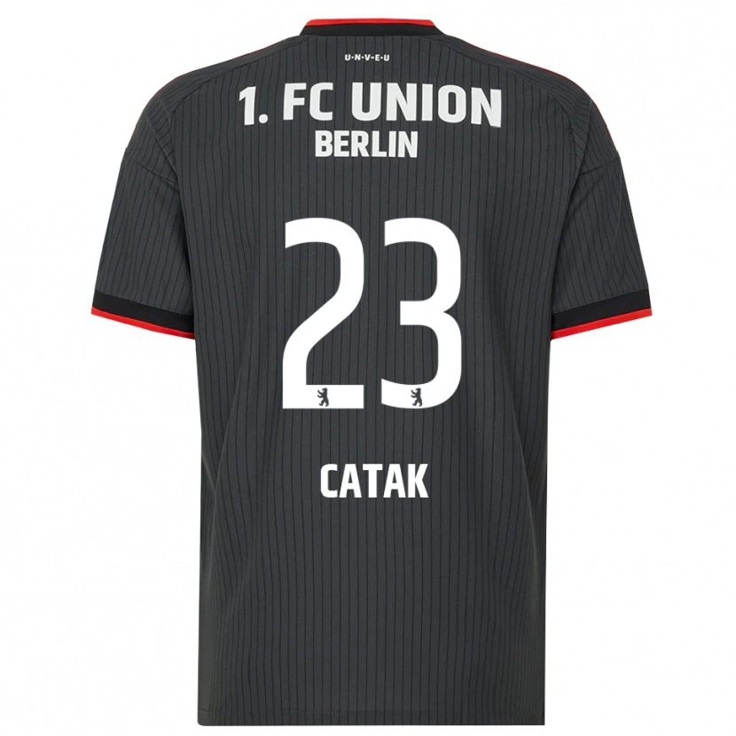 Danxen Dames Kian Catak #23 Zwart Wit Rood Uitshirt Uittenue 2026/27 T-Shirt