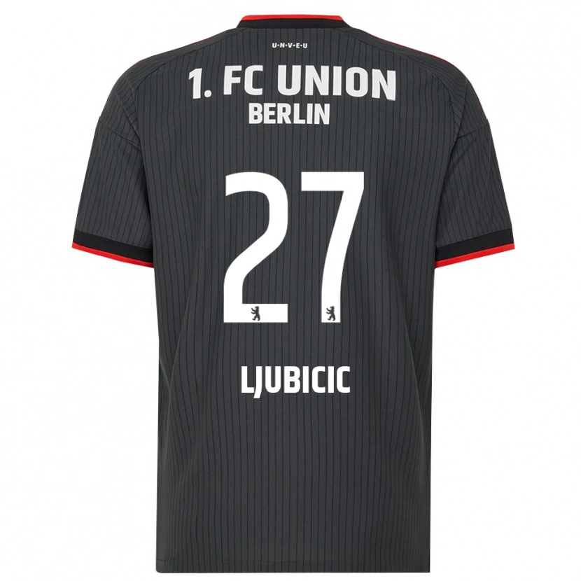 Danxen Dames Marin Ljubicic #27 Zwart Wit Rood Uitshirt Uittenue 2026/27 T-Shirt
