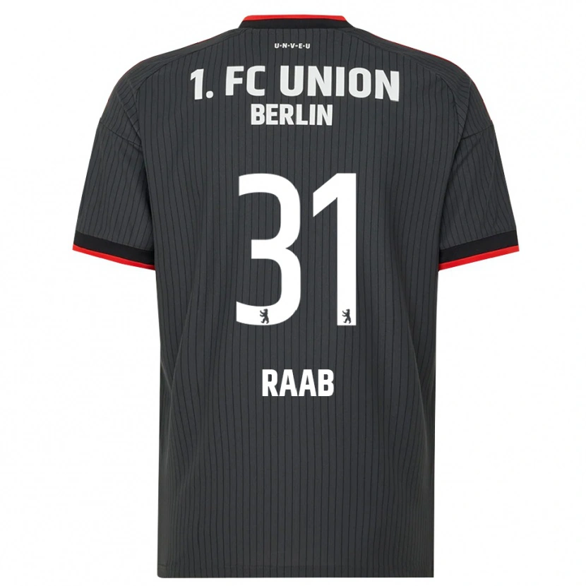 Danxen Dames Matheo Raab #31 Zwart Wit Rood Uitshirt Uittenue 2026/27 T-Shirt