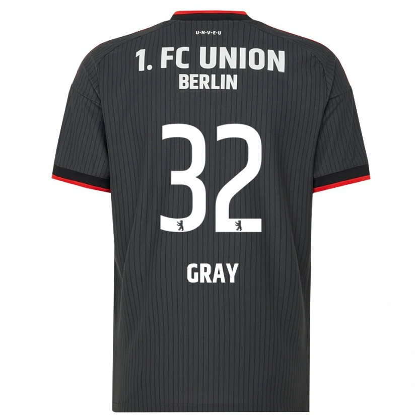 Danxen Dames Mekhi Gray #32 Zwart Wit Rood Uitshirt Uittenue 2026/27 T-Shirt
