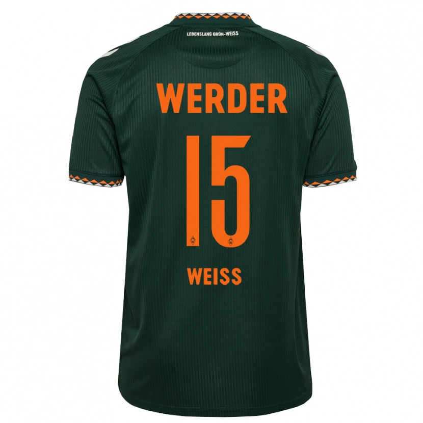 Danxen Dames Michelle Weiß #15 Donkergroen Oranje Wit Uitshirt Uittenue 2026/27 T-Shirt