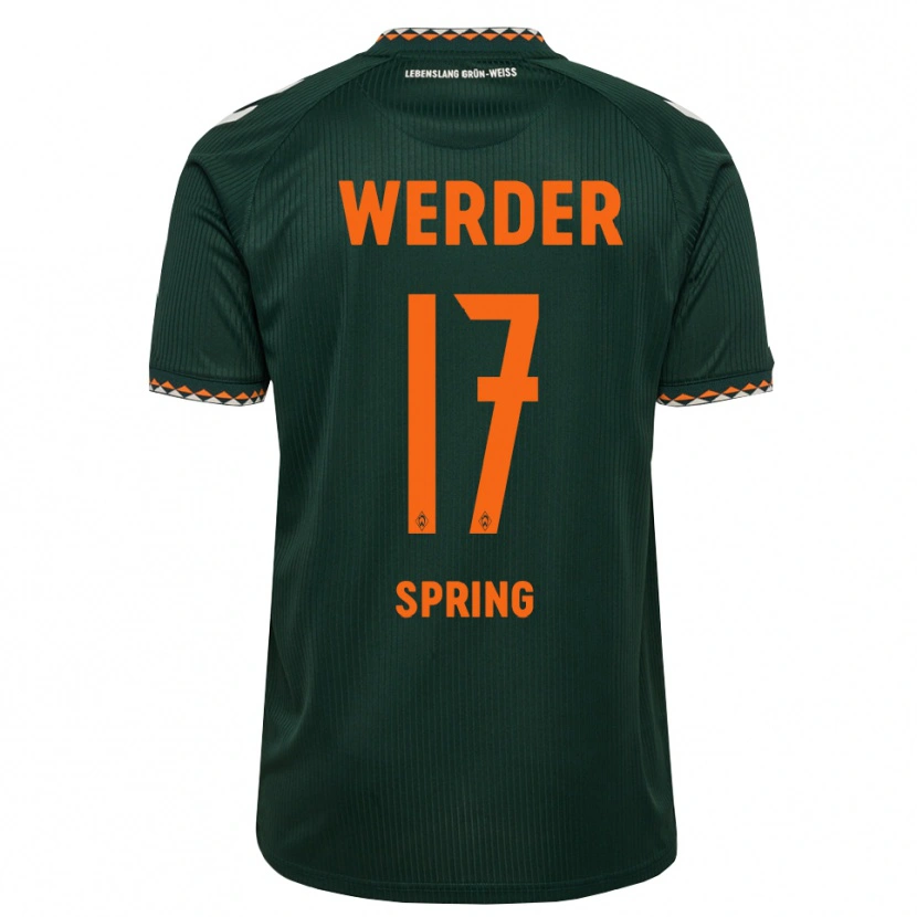 Danxen Dames Ole Spring #17 Donkergroen Oranje Wit Uitshirt Uittenue 2026/27 T-Shirt
