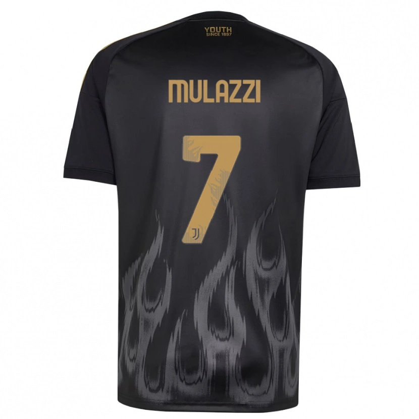 Danxen Dames Gabriele Mulazzi #7 Zwart Bruin Thuisshirt Derde Tenue 2026/27 T-Shirt