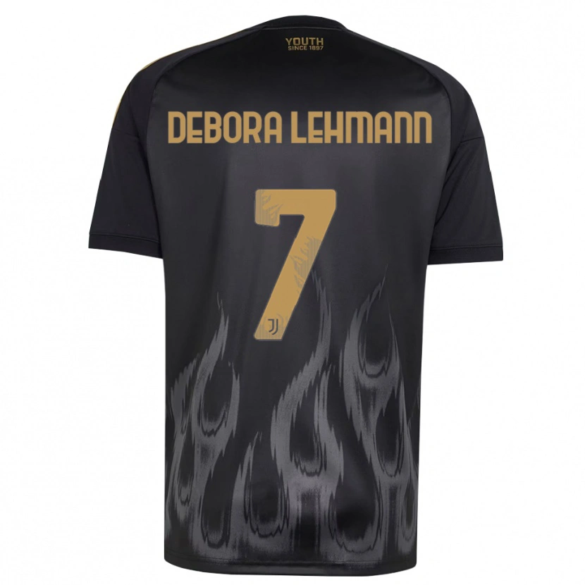 Danxen Dames Alisha Debora Lehmann #7 Zwart Bruin Thuisshirt Derde Tenue 2026/27 T-Shirt