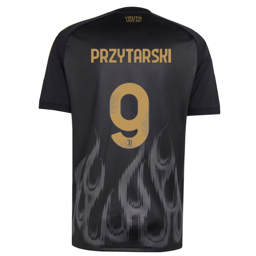 Danxen Dames Aleksander Przytarski #9 Zwart Bruin Thuisshirt Derde Tenue 2026/27 T-Shirt