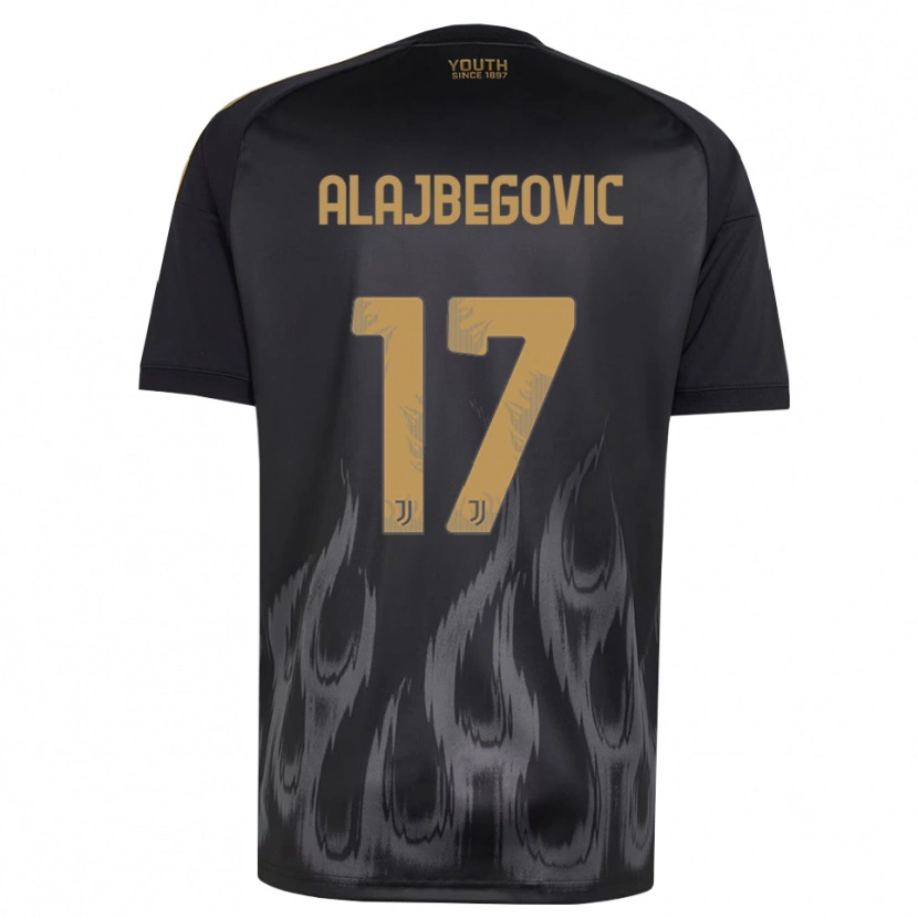 Danxen Dames Kerim Alajbegovic #17 Zwart Bruin Thuisshirt Derde Tenue 2026/27 T-Shirt