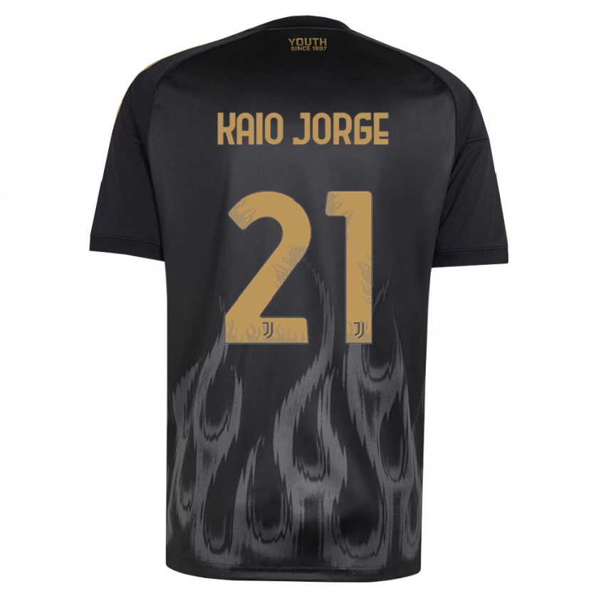 Danxen Dames Kaio Jorge #21 Zwart Bruin Thuisshirt Derde Tenue 2026/27 T-Shirt