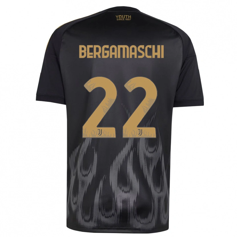 Danxen Dames Valentina Bergamaschi #22 Zwart Bruin Thuisshirt Derde Tenue 2026/27 T-Shirt