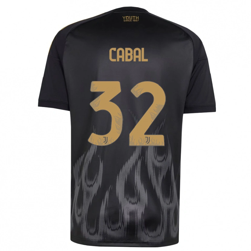 Danxen Dames Juan Cabal #32 Zwart Bruin Thuisshirt Derde Tenue 2026/27 T-Shirt
