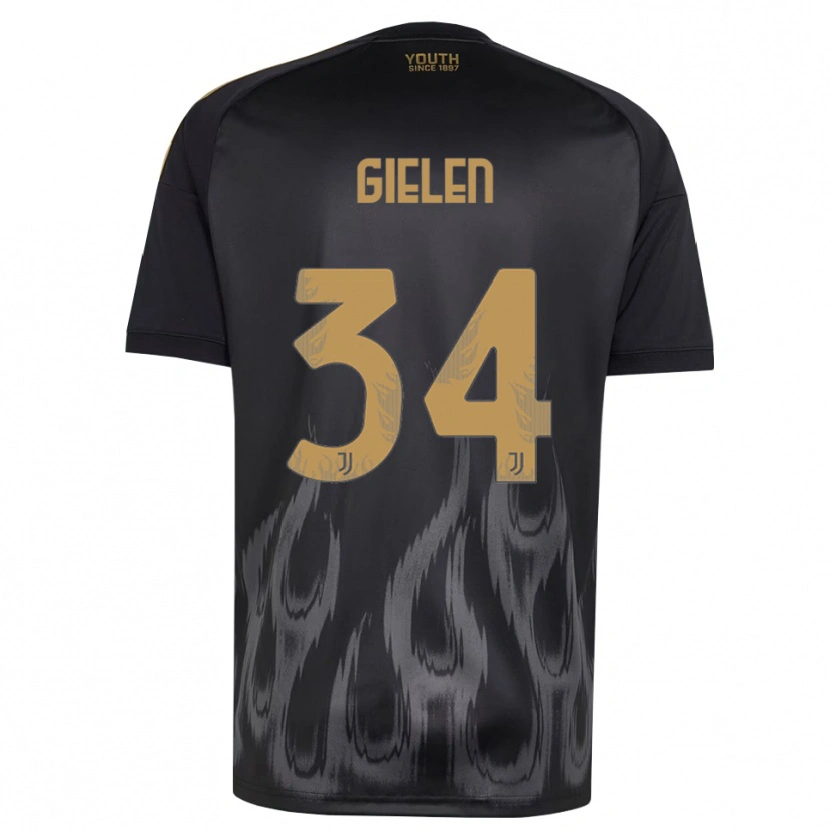 Danxen Dames Wout Gielen #34 Zwart Bruin Thuisshirt Derde Tenue 2026/27 T-Shirt