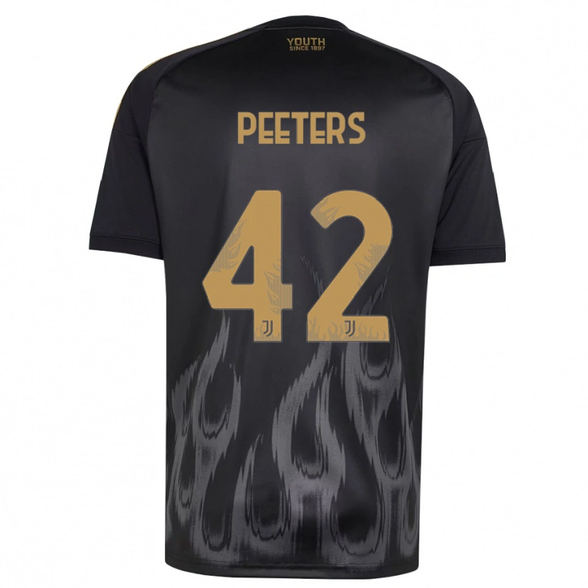 Danxen Dames Daouda Peeters #42 Zwart Bruin Thuisshirt Derde Tenue 2026/27 T-Shirt