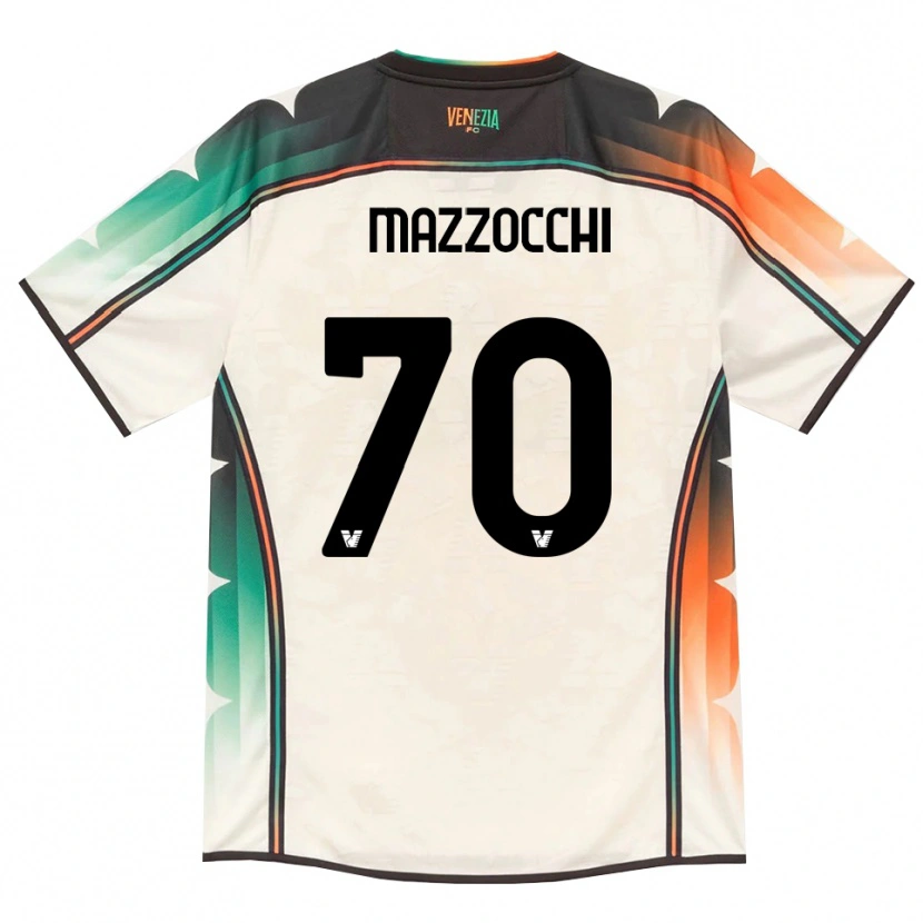 Danxen Kinderen Pasquale Mazzocchi #70 Oldlace Oranje Groen Uitshirt Uittenue 2026/27 T-Shirt